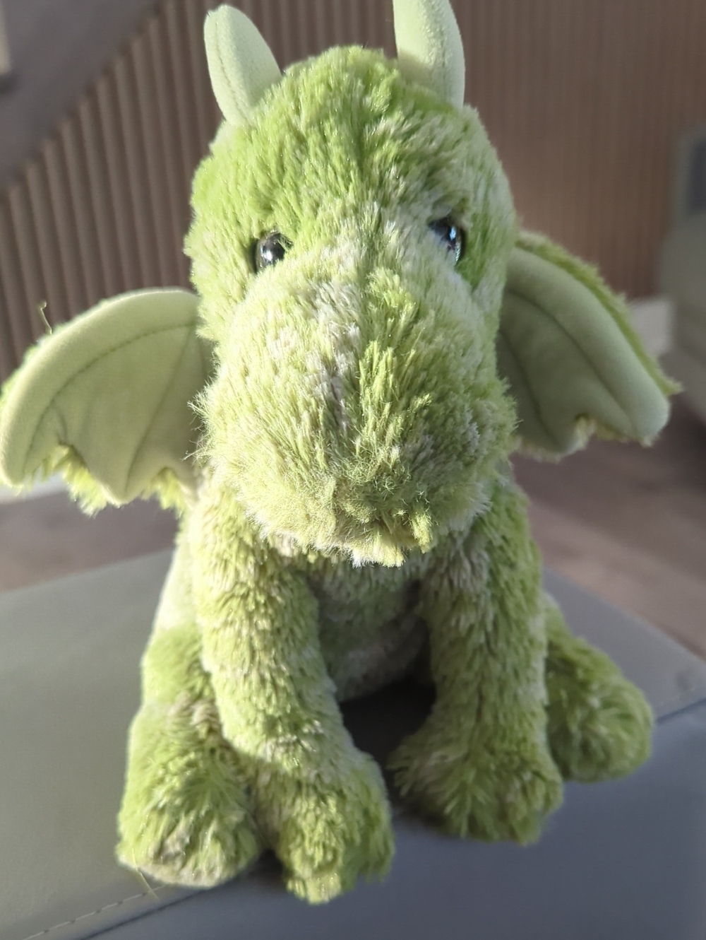 Plush Green Dragon Stuffed Toy - Soft Cuddly Companion